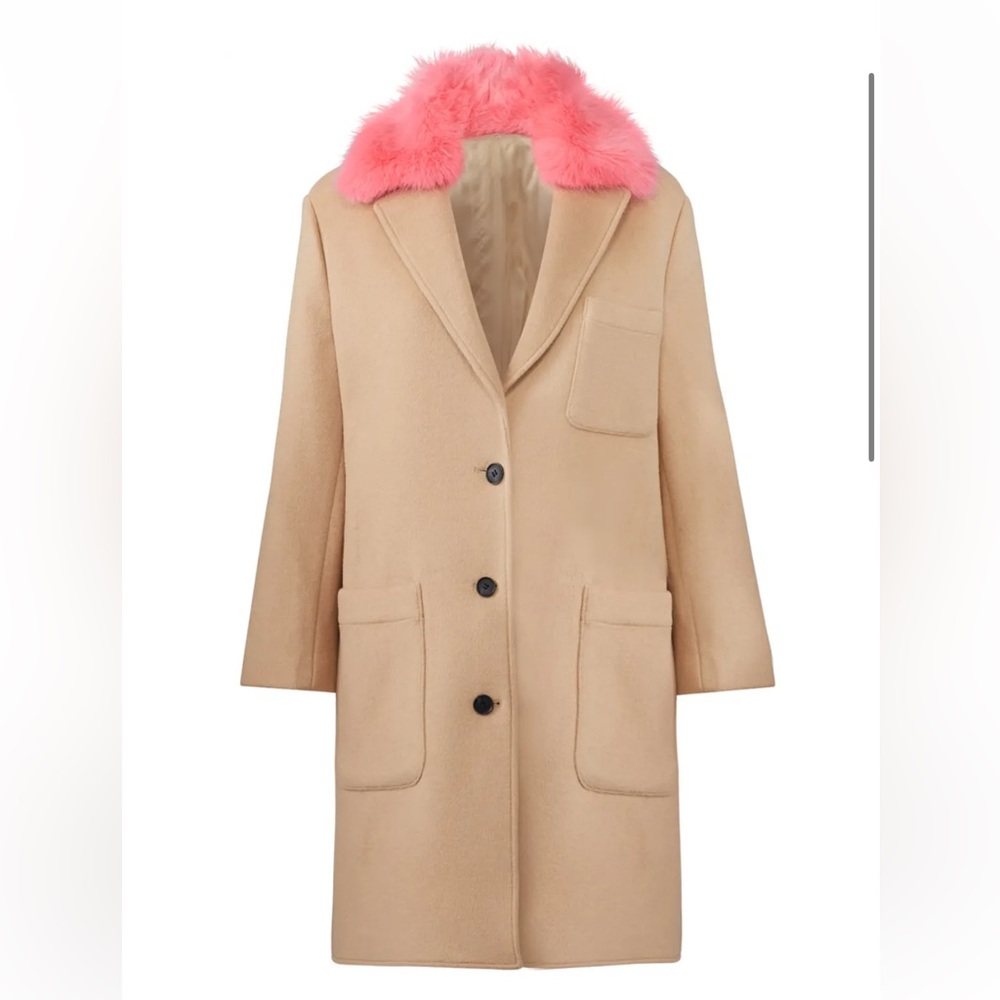 UNUSED REBECCA MINOFF PEA COAT (REMOVABLE COLOR)